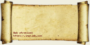 Miljana Dinić vizit kartica